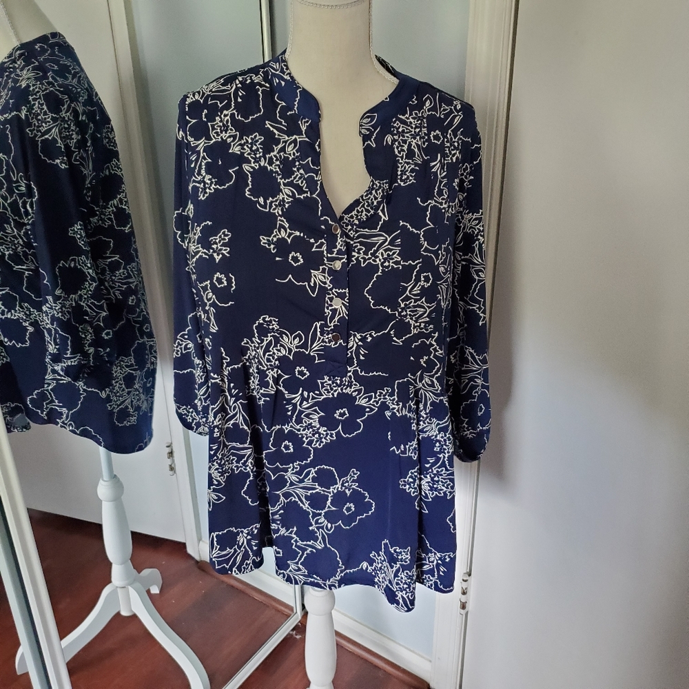 {Westport} Printed Blouse
